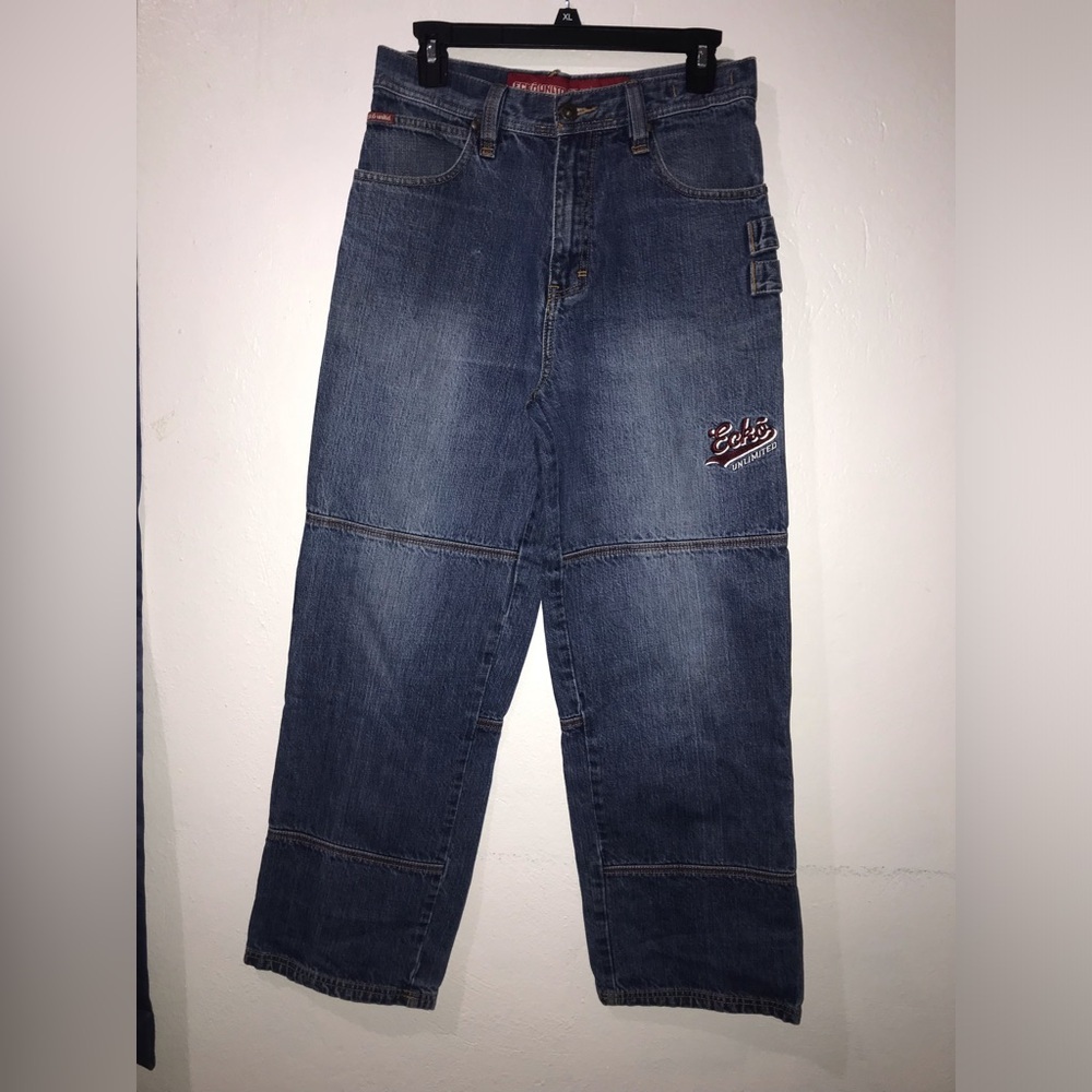 Vintage Y2K ECKO UNLTD. Size 16 Denim Foundry 1972 Boys British Columbia Jeans